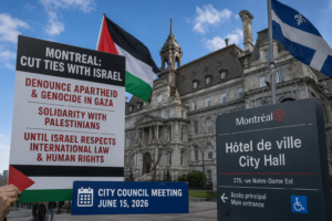 Montreal Anti-Israel Motion Pulled From Council Agenda Following Community Backlash