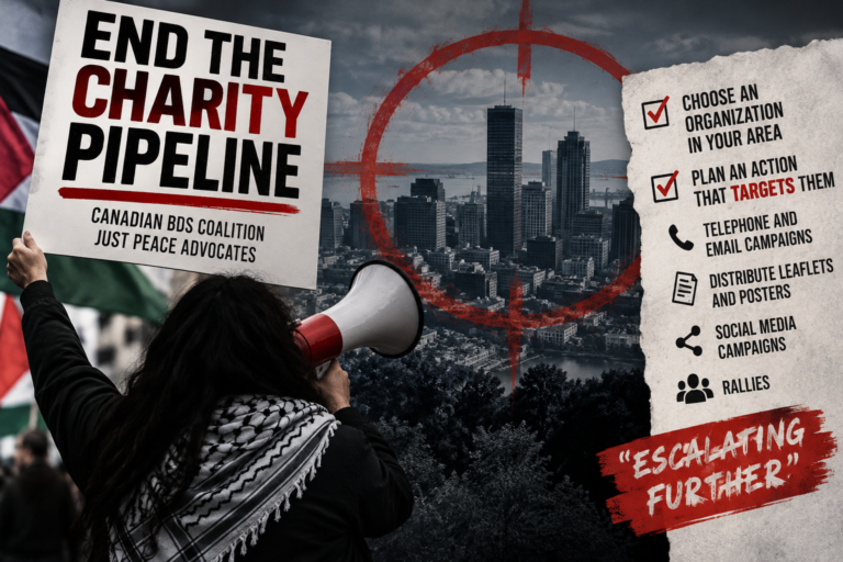 Anti Israel Campaign Names Montreal Jewish Organizations