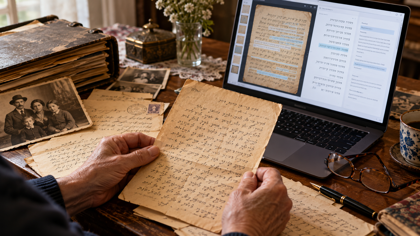 The Letters Survived. The Yiddish Didn’t. Then Came AI